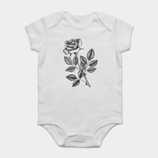 Rose drawing 2 Baby Bodysuit